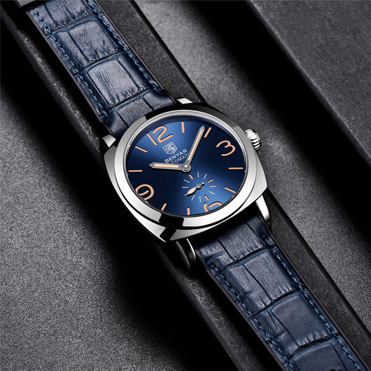 Reloj Mecánico Casual con Espiral Trasparente y Hebilla de Coronas - Image 13