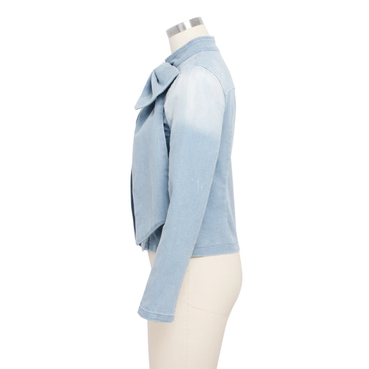 Chaqueta Denim Manga Larga Sexy Estilo Europeo Americano para Mujer - Image 18