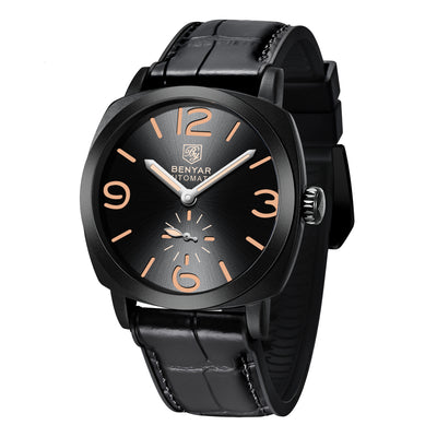 Reloj Mecánico Casual con Espiral Trasparente y Hebilla de Coronas - Image 5