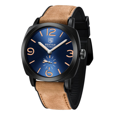 Reloj Mecánico Casual con Espiral Trasparente y Hebilla de Coronas - Image 4