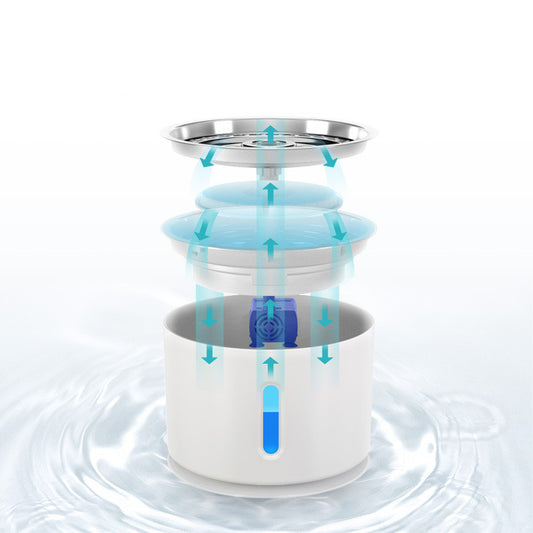 Dispensador de Agua en Acero Inoxidable para Gatos y Perros - Image 2