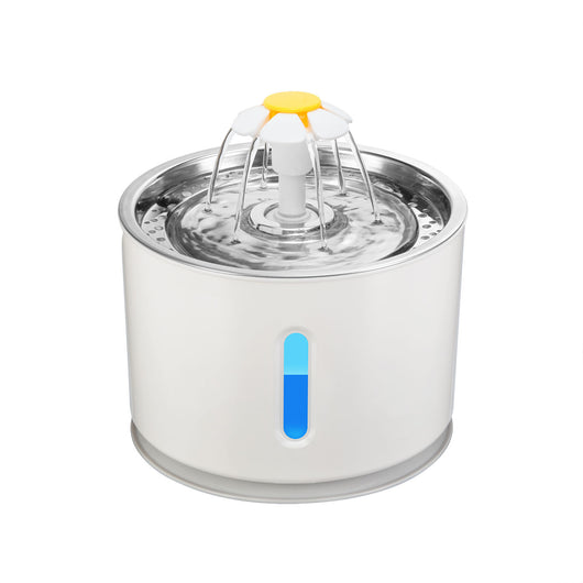 Dispensador de Agua en Acero Inoxidable para Gatos y Perros