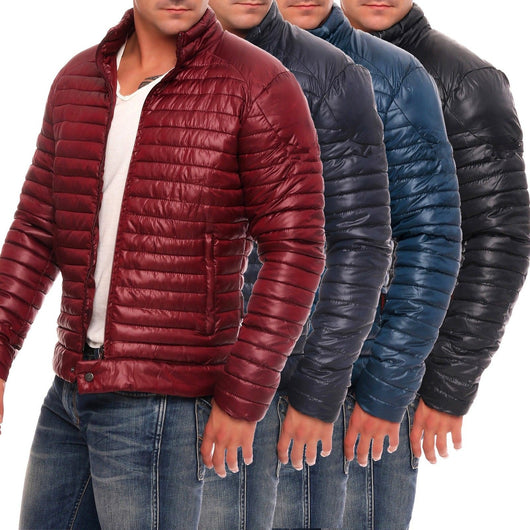 Chaqueta de Algodón para Hombre - Cardigan Clásico a Rayas - Image 10