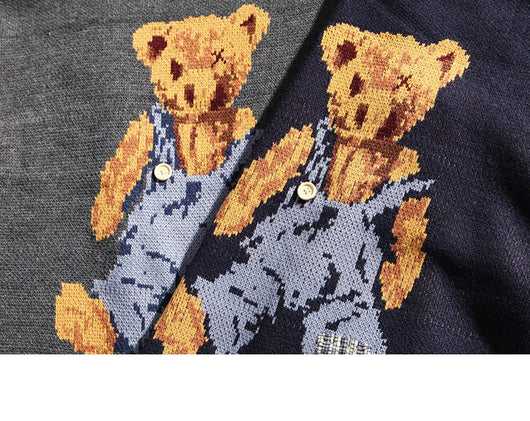 Sudadera Retro Harajuku Bear Trend Ins - Image 10