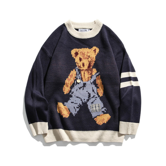Sudadera Retro Harajuku Bear Trend Ins