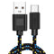 Cable USB Tipo-C Trenzado de Nylon para Carga Rápida y Transferencia de Datos