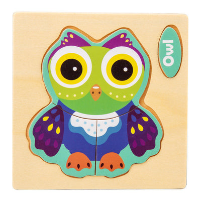 Puzzle 3D Educativo Infantil con Animales y Vehículos para Jardín de Niños - Image 27