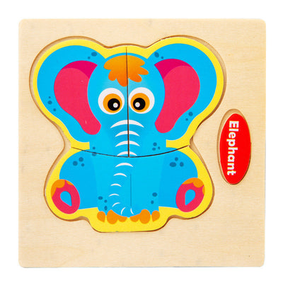 Puzzle 3D Educativo Infantil con Animales y Vehículos para Jardín de Niños - Image 28