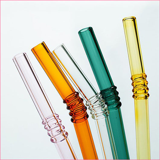 Pajitas de Vidrio Xingke Resistentes al Calor - Diseño Artístico Colorido - Image 12