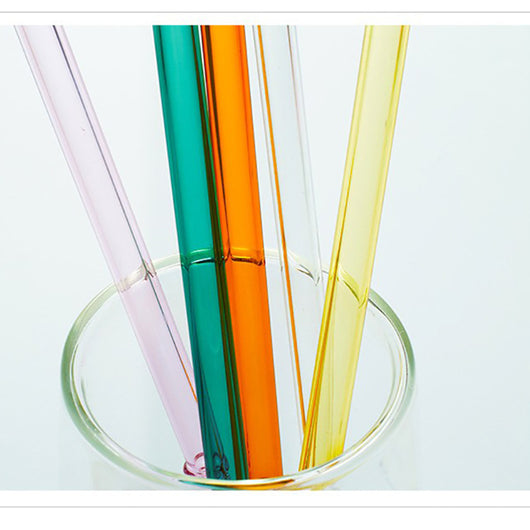 Pajitas de Vidrio Xingke Resistentes al Calor - Diseño Artístico Colorido - Image 7