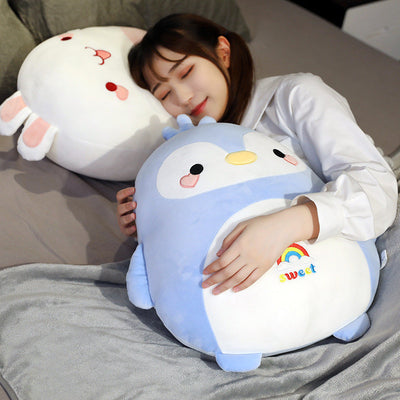 Almohada y Manta Franela Adorable con Diseño de Animales Kawaii - Image 18