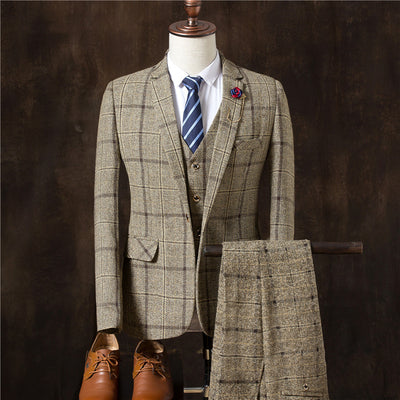 Traje de Tres Piezas para Hombre - Conjunto Completo Novio y Groom - Image 10
