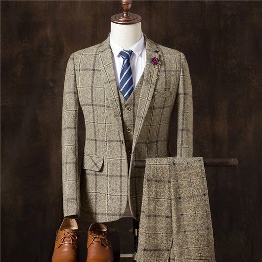 Traje de Tres Piezas para Hombre - Conjunto Completo Novio y Groom - Image 10