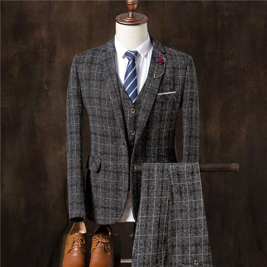 Traje de Tres Piezas para Hombre - Conjunto Completo Novio y Groom - Image 7