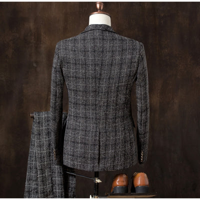 Traje de Tres Piezas para Hombre - Conjunto Completo Novio y Groom - Image 11