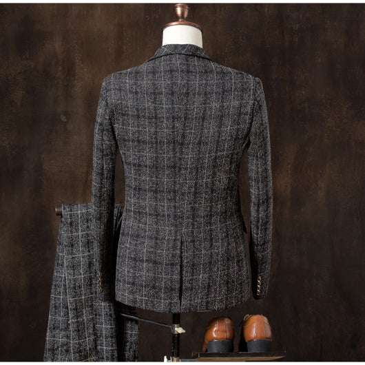 Traje de Tres Piezas para Hombre - Conjunto Completo Novio y Groom - Image 11