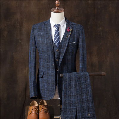 Traje de Tres Piezas para Hombre - Conjunto Completo Novio y Groom - Image 4