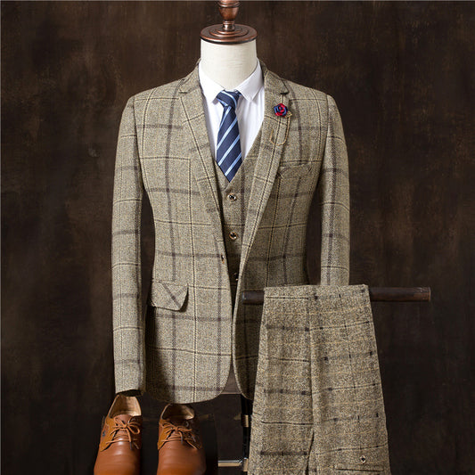 Traje de Tres Piezas para Hombre - Conjunto Completo Novio y Groom