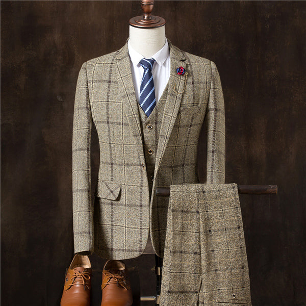 Traje de Tres Piezas para Hombre - Conjunto Completo Novio y Groom