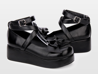 Zapatos Princesa Plataforma Baja con Lazo Lolita - Image 7