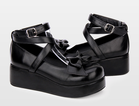 Zapatos Princesa Plataforma Baja con Lazo Lolita - Image 7