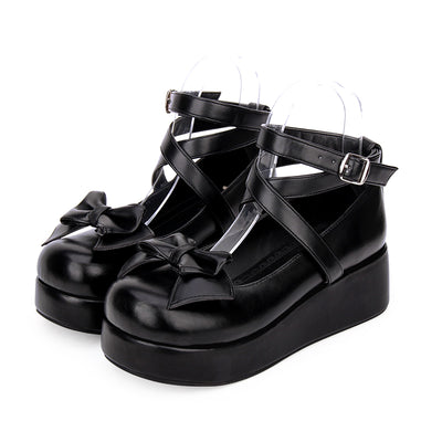Zapatos Princesa Plataforma Baja con Lazo Lolita - Image 8