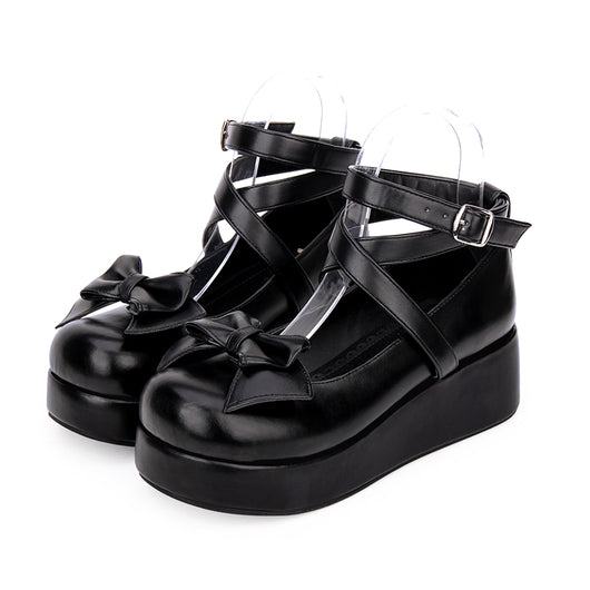 Zapatos Princesa Plataforma Baja con Lazo Lolita - Image 8