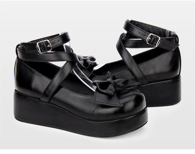 Zapatos Princesa Plataforma Baja con Lazo Lolita - Image 5