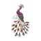 Broche Pavo Real Esmaltado con Cristales Brillantes para Mujer