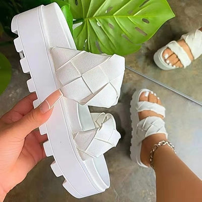 Sandalias de Plataforma con Tejido Transpirable - Image 8