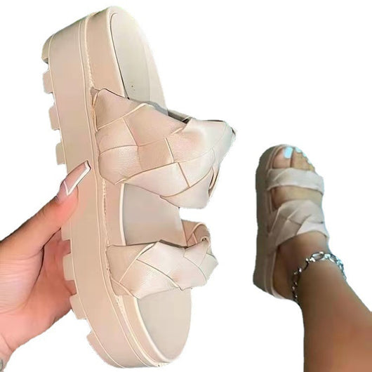 Sandalias de Plataforma con Tejido Transpirable - Image 2