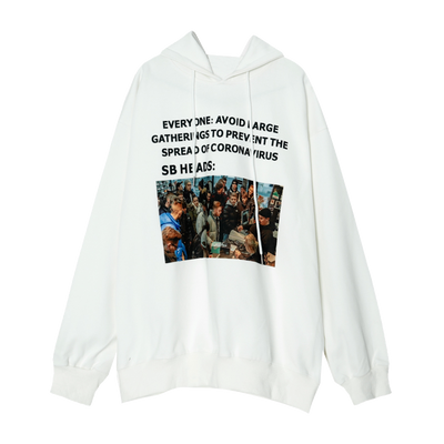 Sudadera Estampada con Capucha Unisex Estilo Europeo - Diseño de Letras para Parejas - Image 11