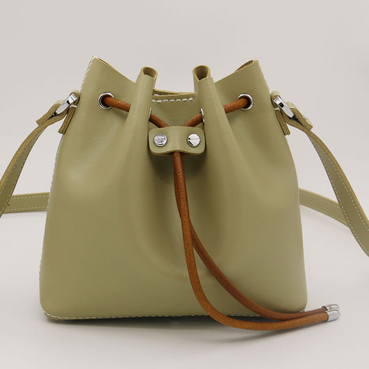 Bolso Bucket de Cuero Cosido a Mano - Image 7