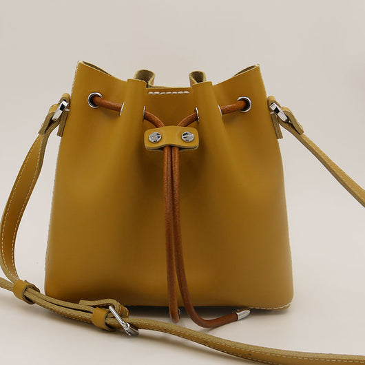 Bolso Bucket de Cuero Cosido a Mano - Image 10
