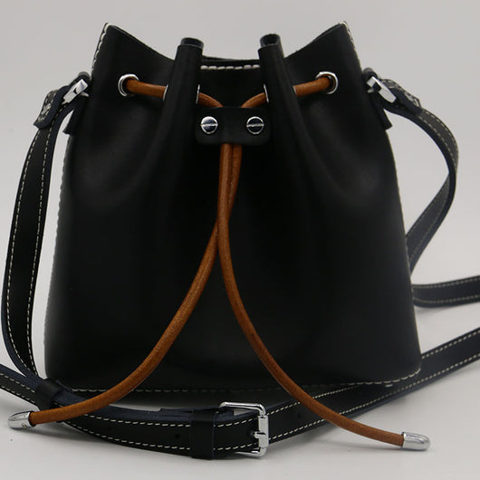 Bolso Bucket de Cuero Cosido a Mano - Image 12