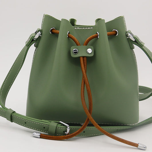 Bolso Bucket de Cuero Cosido a Mano - Image 9