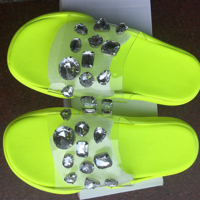 Sandalias Dama Verano Cristal Brillante con Detalles Glitter - Image 7