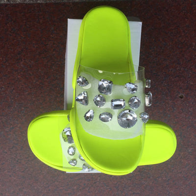 Sandalias Dama Verano Cristal Brillante con Detalles Glitter - Image 2