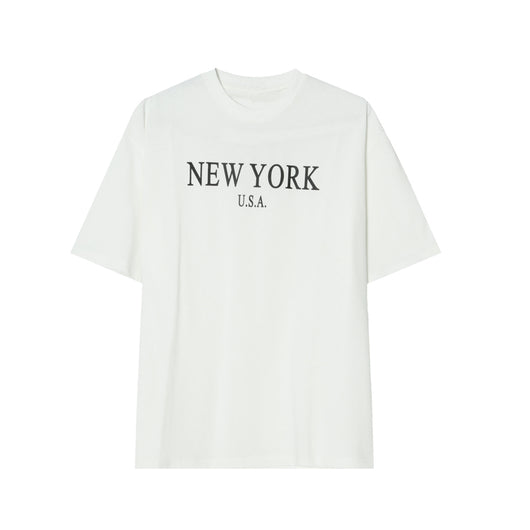 Camiseta Casual de Verano para Hombre con Estampado de Letras - Image 13
