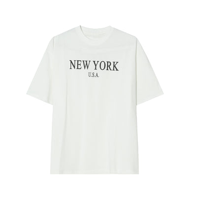 Camiseta Casual de Verano para Hombre con Estampado de Letras - Image 6
