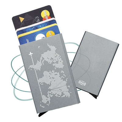 Billetera Metálica Anti-RFID con Estuche Automático Ultra Delgada - Image 7