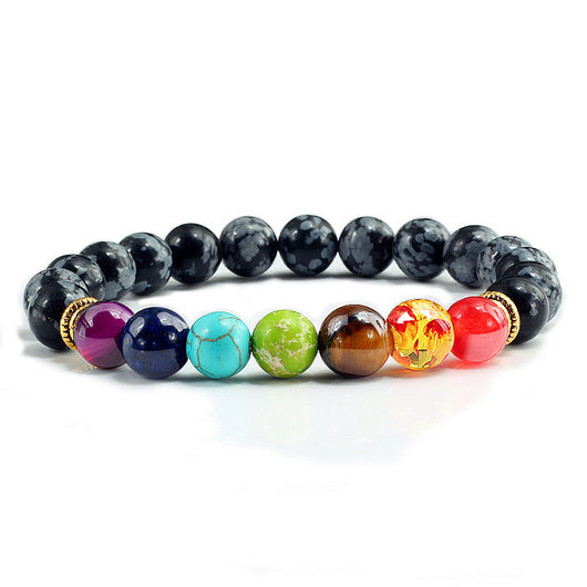 Pulsera de Parejas con Piedras Volcánicas y Ojo de Tigre - Chakras Equilibrados - Image 10
