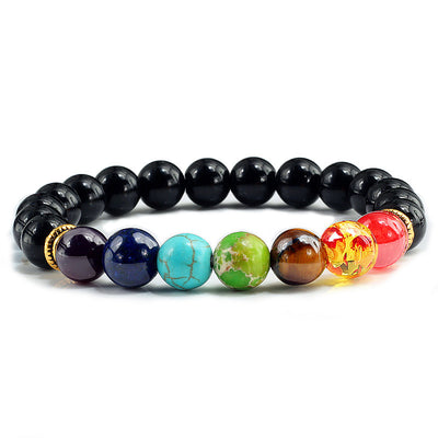 Pulsera de Parejas con Piedras Volcánicas y Ojo de Tigre - Chakras Equilibrados - Image 8