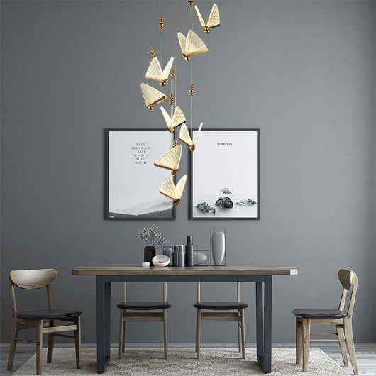 Lámpara Colgante de Mariposas LED para Decoración de Habitación - Image 3