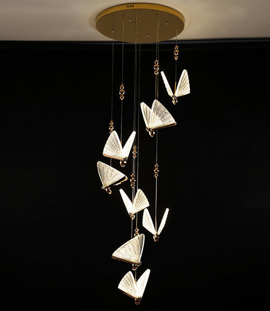 Lámpara Colgante de Mariposas LED para Decoración de Habitación - Image 5