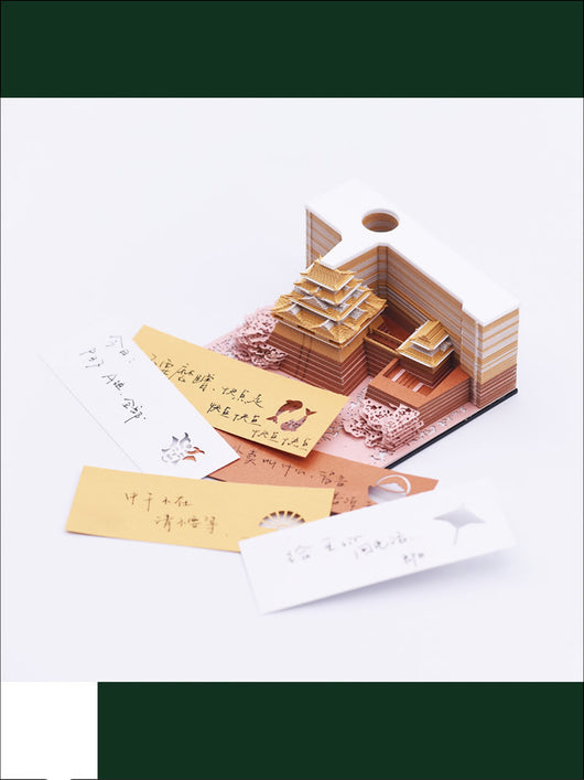 Maqueta Arquitectónica del Castillo Nagoya Tenshukaku - Escultura en Papel - Image 13