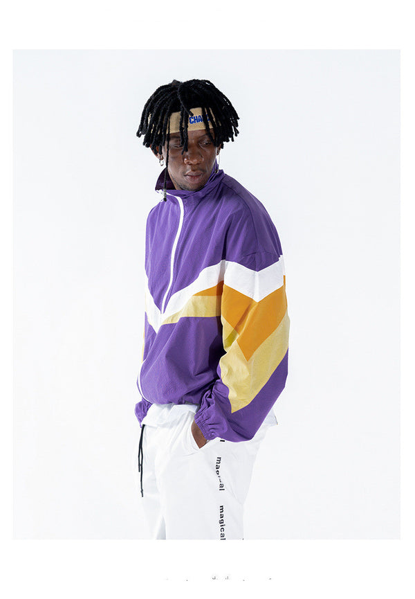 Chaqueta Deportiva Retro Talla Grande para Hombre - Image 3