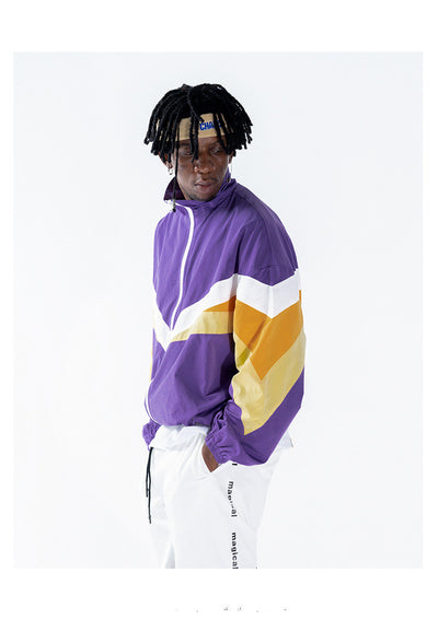 Chaqueta Deportiva Retro Talla Grande para Hombre - Image 3