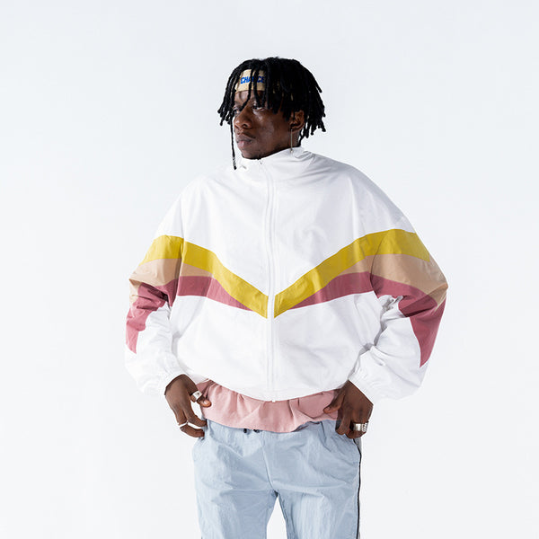 Chaqueta Deportiva Retro Talla Grande para Hombre