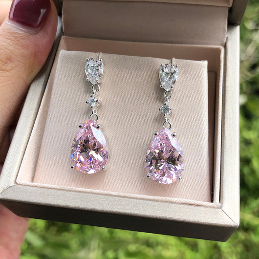 Conjunto de Joyería Shi Pei Gota de Agua 5A - Elegancia y Brillo para Mujer - Image 8